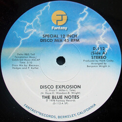 The Blue Notes Disco Explosion / All I Need USED VINYL 12INCH 45 RPM SINGLE
