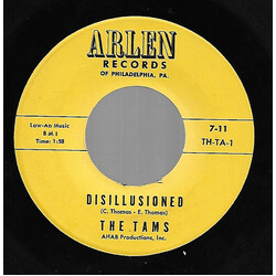 The Tams Disillusioned / Untie Me USED VINYL 7INCH SINGLE 45 RPM