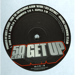 50 Cent Get Up USED VINYL 12INCH MAXI-SINGLE PROMO