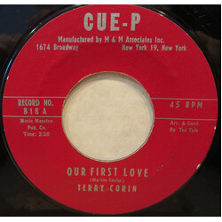 Terry Corin Our First Love / Carrot Top USED VINYL 7INCH 45 RPM