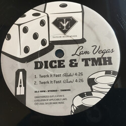 Dice (17) / Taylor Made Hustlers Lam Vegas USED VINYL 12INCH 33 S RPM SINGLE STEREO