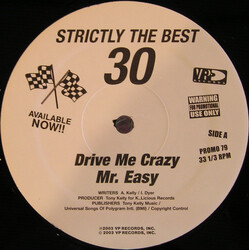 Mr. Easy Drive Me Crazy USED VINYL 12INCH PROMO