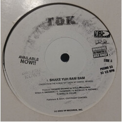T.O.K. Shake Yuh Bam Bam USED VINYL 12INCH 33 S RPM SINGLE PROMO STEREO