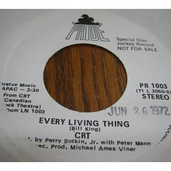 Canadian Rock Theatre Every Living Thing USED VINYL 7INCH SINGLE PROMO