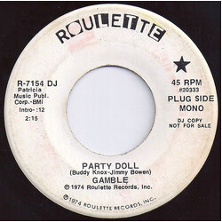 Gamble Party Doll / Do You Feel It Woman USED VINYL 7INCH 45 RPM PROMO