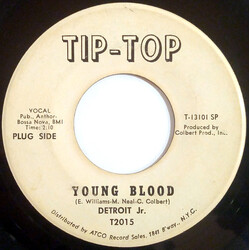 Detroit Junior Young Blood / Secret Love USED VINYL 7INCH 45 RPM PROMO