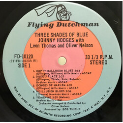 Johnny Hodges / Leon Thomas / Oliver Nelson 3 Shades Of Blue Vinyl LP USED