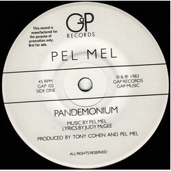 Pel Mel Pandemonium VINYL 7" USED