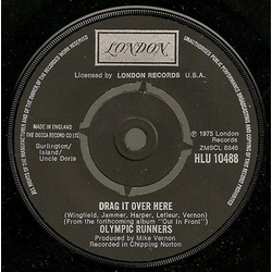 Olympic Runners Drag It Over Here Vinyl 7" USED