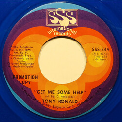 Tony Ronald Get Me Some Help USED VINYL 7INCH 45 RPM PROMO