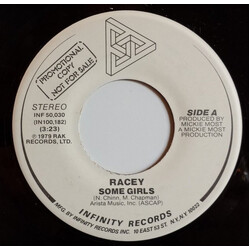 Racey Some Girls USED VINYL 7INCH 45 RPM PROMO STEREO