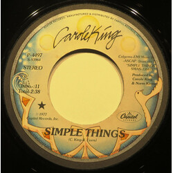 Carole King Simple Things USED VINYL 7INCH 45 RPM PROMO STEREO MONO