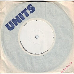 Units High Pressure Days VINYL 7" USED
