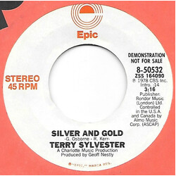 Terry Sylvester Silver And Gold USED VINYL 7INCH 45 RPM PROMO