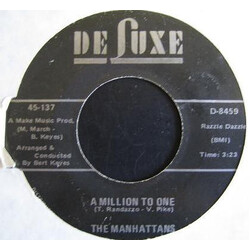 Manhattans A Million To One / Cry If You Wanna Cry USED VINYL 7INCH SINGLE