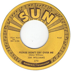 Jimmy Williams (4) Please Don't Cry Over Me USED VINYL 7INCH 45 RPM SINGLE