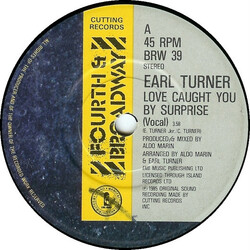 Earl Turner Love Caught You By Surprise USED VINYL 7INCH 45 RPM SINGLE STEREO