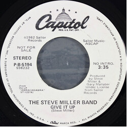 Steve Miller Band Give It Up USED VINYL 7INCH 45 RPM SINGLE PROMO STYRENE STEREO
