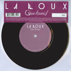 La Roux Quicksand USED VINYL 7INCH SINGLE SIDED ETCHED LIMITED EDITION NUMBERED