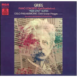 Edvard Grieg / Kjell Bækkelund / Oslo Filharmoniske Orkester / Odd Grüner-Hegge Piano Concerto / Music From Peer Gynt Vinyl LP USED