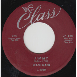 Jeani Mack Jimmy USED VINYL 7INCH 45 RPM SINGLE
