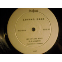Lloyd Lovindeer Get Up And Rock / What The Hell Your Money Can Do USED VINYL 12INCH 45 RPM SINGLE