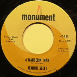Jeannie Seely A Wanderin' Man USED VINYL 7INCH 45 RPM
