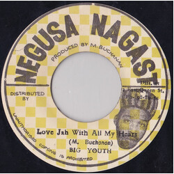 Big Youth Love Jah With All My Heart USED VINYL 7INCH 45 RPM