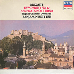 Wolfgang Amadeus Mozart / Benjamin Britten / English Chamber Orchestra Symphony No. 40, Serenata Notturna Vinyl LP USED