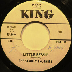 The Stanley Brothers Little Bessie USED VINYL 7INCH 45 RPM PROMO