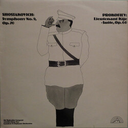 Dmitri Shostakovich / Sergei Prokofiev / The London Symphony Orchestra / Sir Malcolm Sargent Symphony No. 9 / Lieutenant Kije - Suite Vinyl LP USED