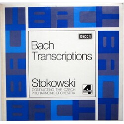 Johann Sebastian Bach / Leopold Stokowski / The Czech Philharmonic Orchestra Bach Transcriptions Vinyl LP USED