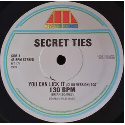 Secret Ties You Can Lick It USED VINYL 12INCH STEREO 45 RPM