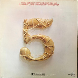 Taneyev Quartet / Mstislav Rostropovich / Franz Schubert String Quintet Op. 163 Vinyl LP USED