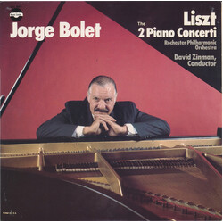 Franz Liszt / Jorge Bolet / Rochester Philharmonic Orchestra / David Zinman The 2 Piano Concerti Vinyl LP USED