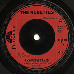 The Rubettes Sugar Baby Love USED VINYL 7INCH 45 RPM SINGLE