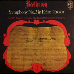 Ludwig van Beethoven / André Cluytens / Berliner Philharmoniker Symphony No.3 In E Flat Major, Op. 55 - "Eroica" Vinyl LP USED