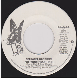 The Springer Brothers Put Your Heart In It USED VINYL 7INCH PROMO
