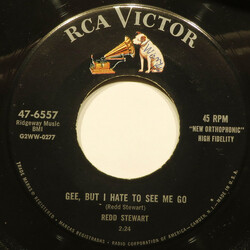 Redd Stewart Gee, But I Hate To See Me Go USED VINYL 7INCH 45 RPM