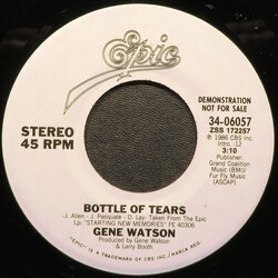 Gene Watson Bottle Of Tears USED VINYL 7INCH 45 RPM PROMO