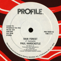 Paul Hardcastle Rain Forest USED VINYL 12INCH 33 S RPM PROMO
