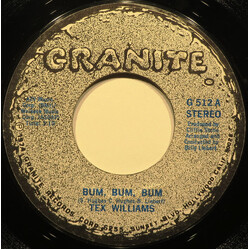 Tex Williams Bum, Bum, Bum USED VINYL 7INCH 45 RPM
