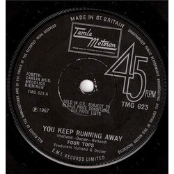 Four Tops You Keep Running Away USED VINYL 7INCH 45 RPM SINGLE