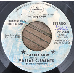 Vassar Clements Yakety Bow USED VINYL 7INCH 45 RPM SINGLE PROMO STEREO