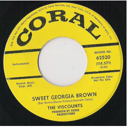 The Viscounts Moonlight In Vermont / Sweet Georgia Brown USED VINYL 7INCH SINGLE PROMO
