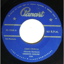 Orquesta Sublime Cuba Criolla / Mi Yambu USED VINYL 7INCH 45 RPM SINGLE