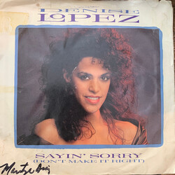 Denise Lopez Sayin' Sorry (Don't Make It Right) USED VINYL 7INCH 45 RPM