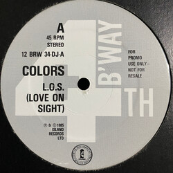 Colors (3) L.O.S. (Love On Sight) VINYL 12" USED