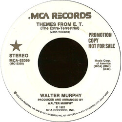 Walter Murphy Themes From E.T. (The Extra Terrestrial) USED VINYL 7INCH 45 RPM PROMO