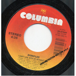 Richard 'Dimples' Fields I Can't Live With Or Without You / Dog Or Hog? USED VINYL 7INCH SINGLE STYRENE